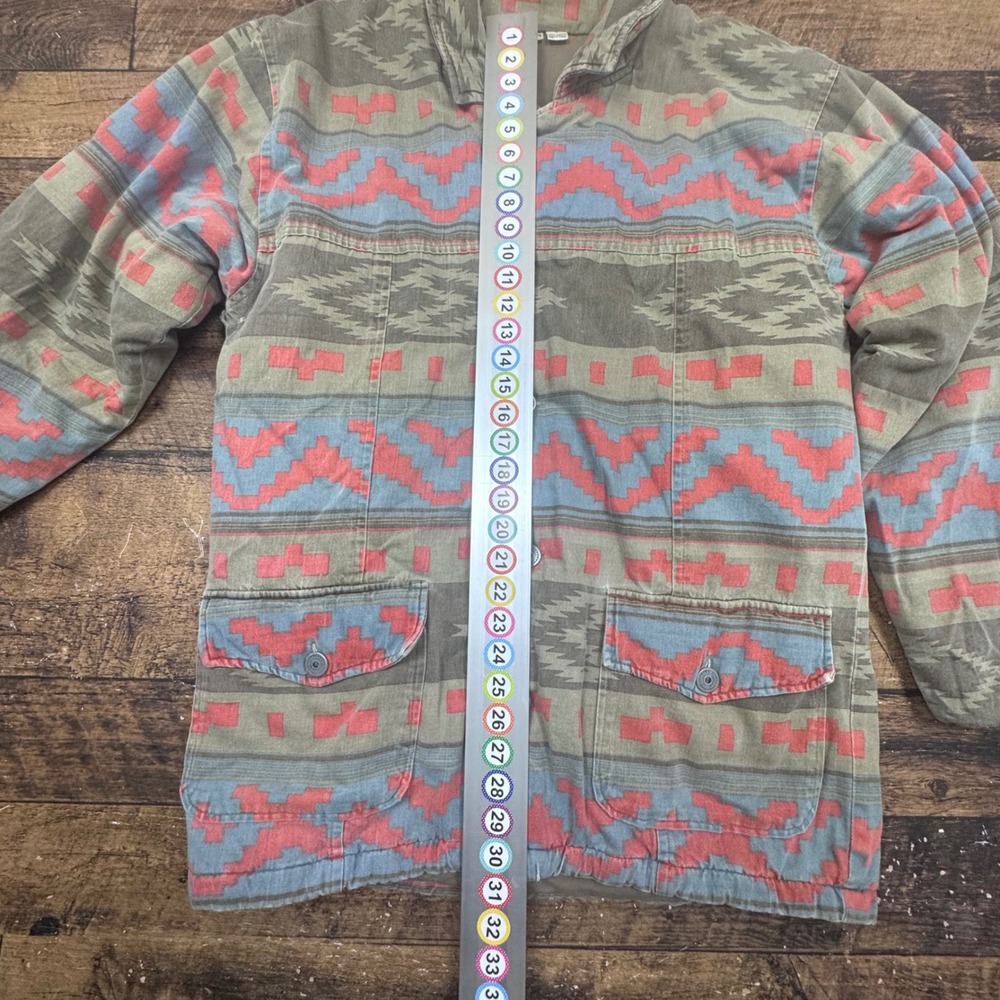 Chicos Design Southwestern Pattern Button Up Jack… - image 3